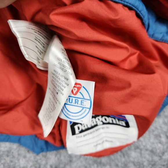 Patagonia Nano Puff Brick Quilt Jacket Kids XL Black 14 Ks Full Zip Puffer 68001 - Picture 6 of 11